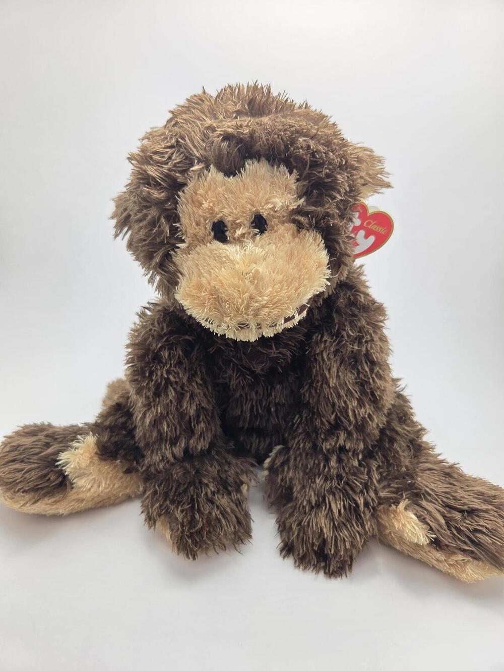 TY Classics Plush “Digits” the Chimpanzee Plush - Writing in Tag (15 inch)